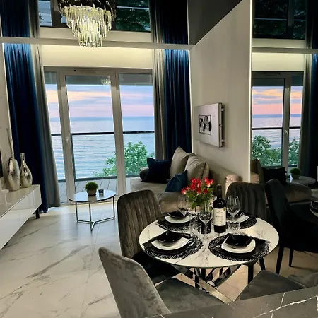 Apartment Gray Z Bezposrednim Widokiem Na Morze- Nadmorski Luksus *