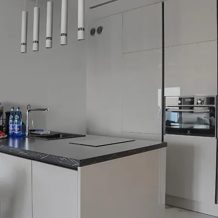 Gray Z Bezposrednim Widokiem Na Morze- Nadmorski Luksus 아파트 우스트 노리 모르스키