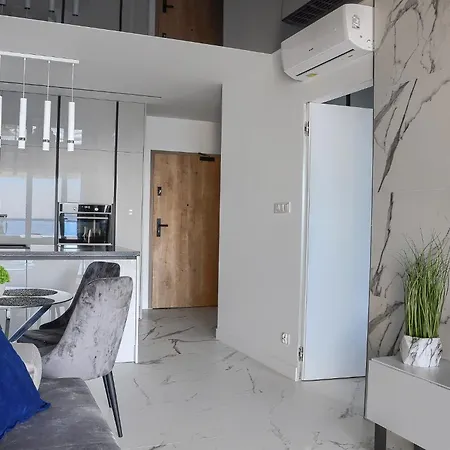 Gray Z Bezposrednim Widokiem Na Morze- Nadmorski Luksus Apartment