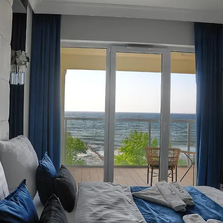 Apartment Gray Z Bezposrednim Widokiem Na Morze- Nadmorski Luksus *