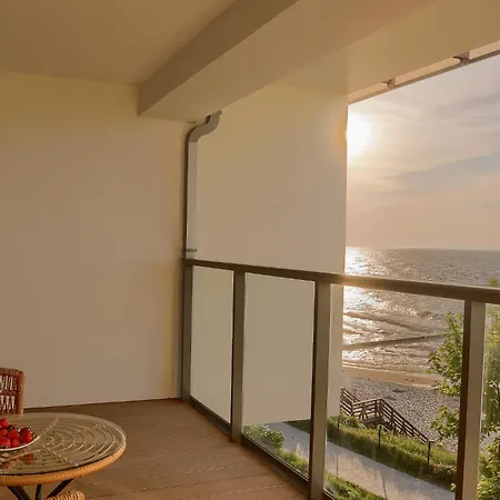 아파트 Gray Z Bezposrednim Widokiem Na Morze- Nadmorski Luksus 우스트 노리 모르스키