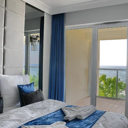 Apartment Gray Z Bezposrednim Widokiem Na Morze- Nadmorski Luksus *